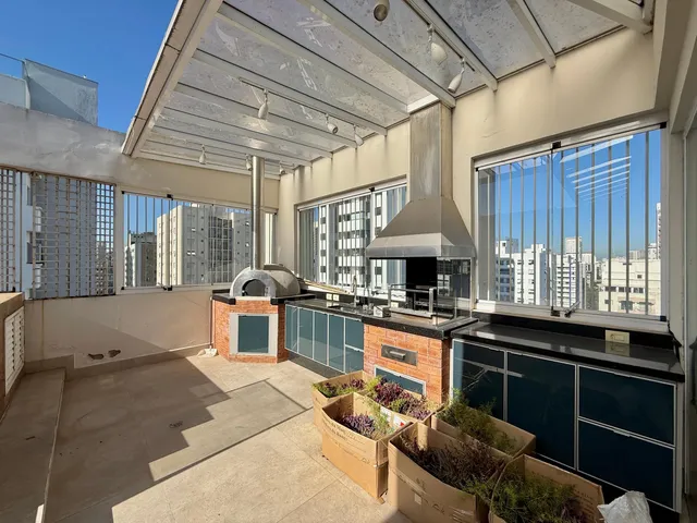 Cobertura / Penthouse com 215m² 3 quartos e 4 banheiros, à venda, no bairro Brooklin Paulista em São Paulo