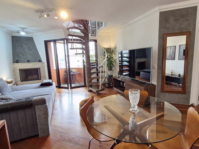 Cobertura / Penthouse com 427m² 2 quartos e 5 banheiros, à venda, no bairro Vila Andrade em São Paulo