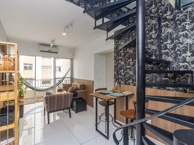 Cobertura / Penthouse com 114m² 2 quartos e 3 banheiros, à venda, no bairro Brooklin Paulista em São Paulo