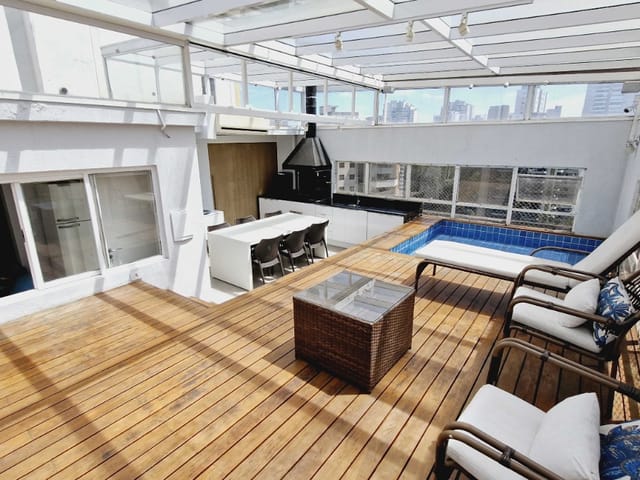 Foto do Cobertura / Penthouse - Cobertura para venda em Vila Andrade com 4 quartos, sendo 2 suítes, 244m² | Correteria Imóveis