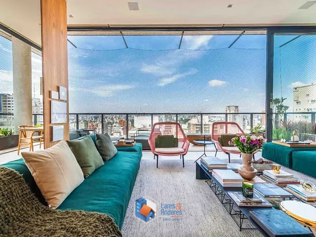 Cobertura / Penthouse com 408m² 5 quartos e 6 banheiros, à venda, no bairro Jardim Paulista em São Paulo