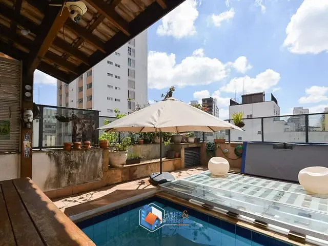 Cobertura / Penthouse com 382m² 4 quartos e 6 banheiros, à venda, no bairro Santa Cecília em São Paulo