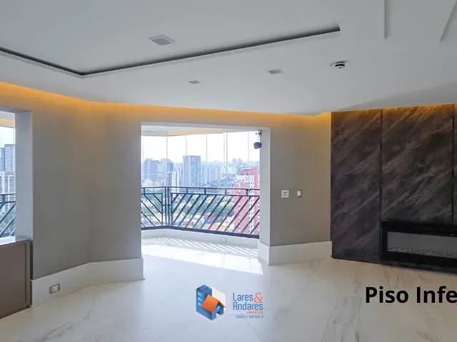 Cobertura / Penthouse com 440m² 4 quartos e 6 banheiros, à venda, no bairro Campo Belo em São Paulo
