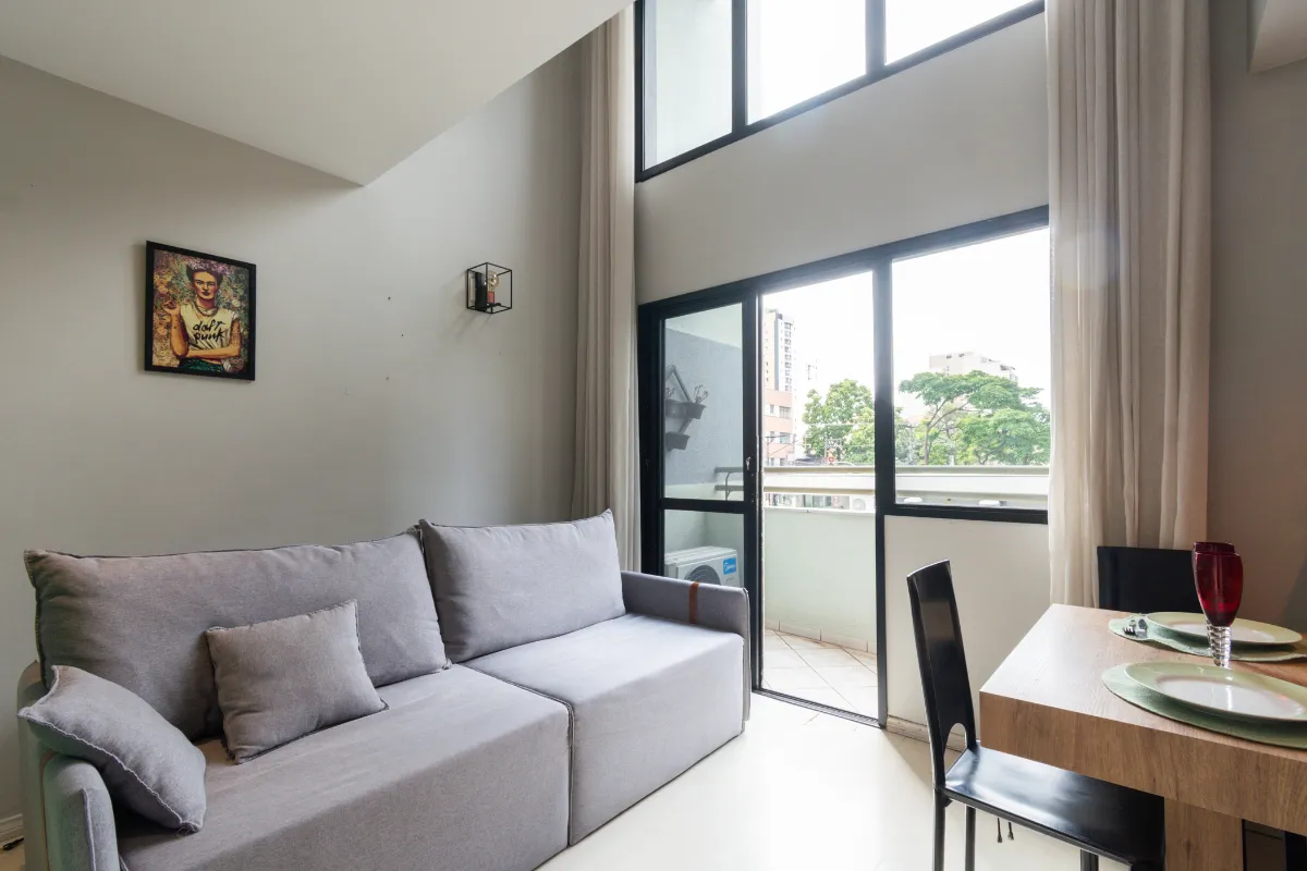 Duplex para venda em Pinheiros com 1 quarto, sendo 1 suíte, 48m²