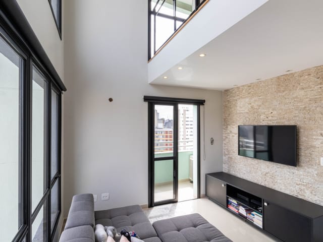 Foto do Apartamento - Duplex para venda em Pinheiros com 1 quarto, sendo 1 suíte , 49m² | Correteria Imóveis