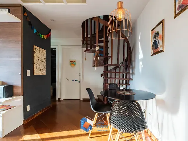 Cobertura / Penthouse com 107m² 2 quartos e 2 banheiros, à venda, no bairro Vila Gumercindo em São Paulo