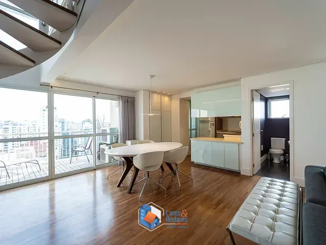 Apartamento com 104m² 1 quarto e 2 banheiros, à venda, no bairro Vila Nova Conceição em São Paulo