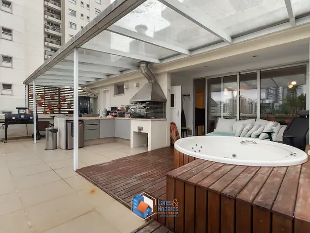 Cobertura / Penthouse com 191m² 2 quartos e 4 banheiros, à venda, no bairro Campo Belo em São Paulo
