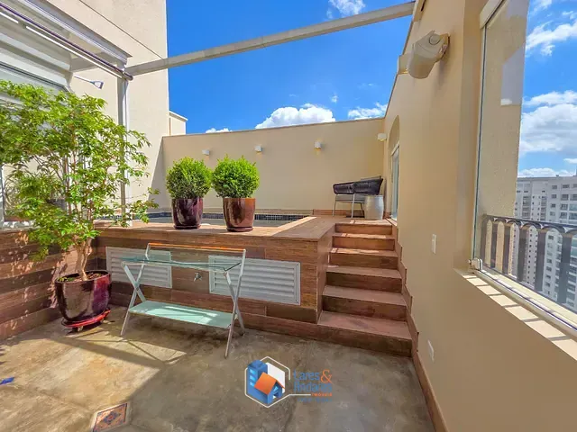 Cobertura / Penthouse com 386m² 4 quartos e 7 banheiros, à venda, no bairro Campo Belo em São Paulo