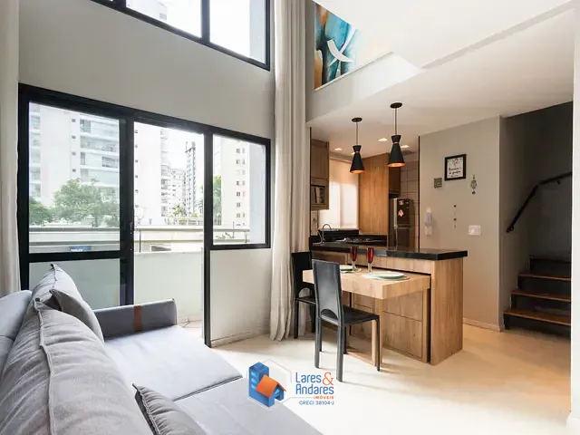 Apartamento com 48m² 1 quarto e 2 banheiros, à venda, no bairro Pinheiros em São Paulo