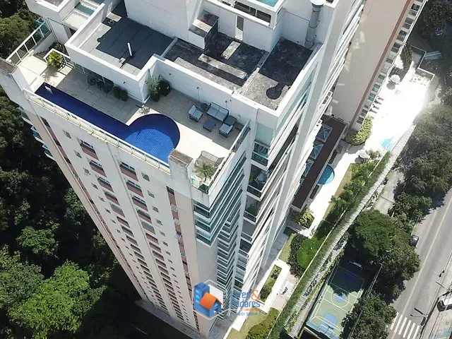Cobertura / Penthouse com 402m² 3 quartos e 6 banheiros, à venda, no bairro Paraíso do Morumbi em São Paulo