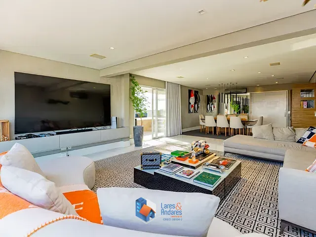 Cobertura / Penthouse com 386m² 4 quartos e 6 banheiros, à venda, no bairro Campo Belo em São Paulo