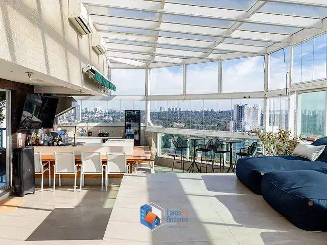 Cobertura / Penthouse com 386m² 4 quartos e 6 banheiros, à venda, no bairro Campo Belo em São Paulo