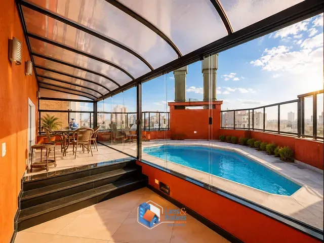 Cobertura / Penthouse com 385m² 4 quartos e 5 banheiros, à venda, no bairro Vila Mascote em São Paulo