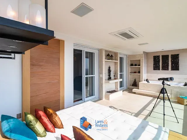 Cobertura / Penthouse com 280m² 3 quartos e 5 banheiros, à venda, no bairro Brooklin Paulista em São Paulo