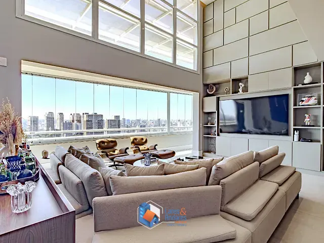Cobertura / Penthouse com 574m² 3 quartos e 5 banheiros, à venda, no bairro Real Parque em São Paulo