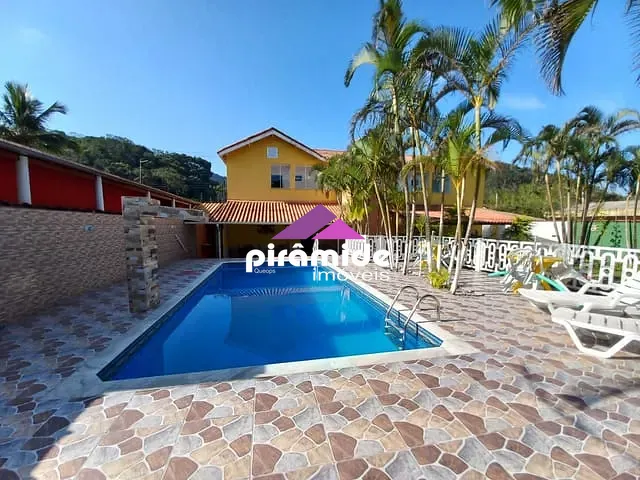 Pousada com 680m² 7 quartos e 11 banheiros, à venda, no bairro Massaguaçu em Caraguatatuba