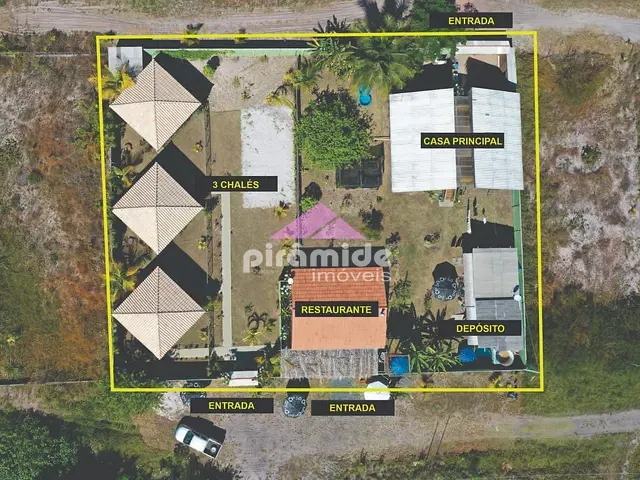 Pousada com 1575m², à venda, no bairro Taipu de Fora em Maraú