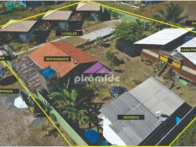 Pousada com 1575m², à venda, no bairro Taipu de Fora em Maraú