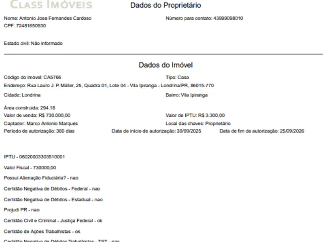 Prédio com 294m² 3 quartos e 2 banheiros, à venda, no bairro Vila Ipiranga em Londrina