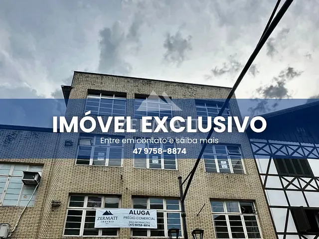 Prédio com 874m², para alugar, no bairro Centro em Blumenau