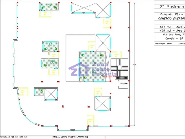 Prédio com 553m², para alugar, no bairro Vila Carrão em São Paulo