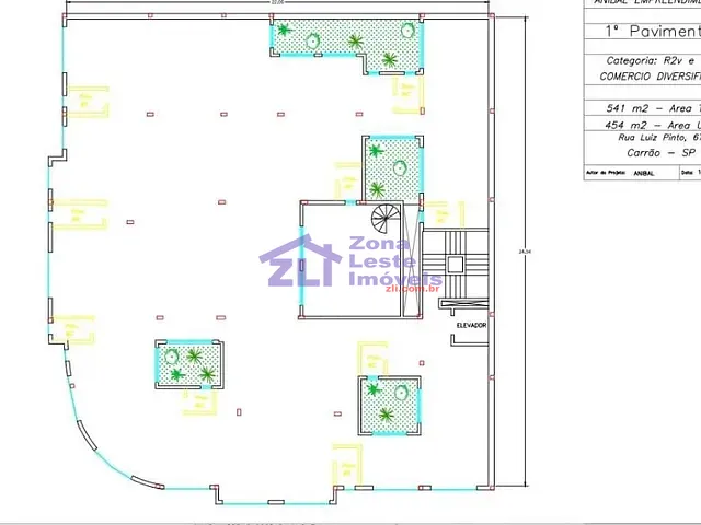 Prédio com 553m², para alugar, no bairro Vila Carrão em São Paulo
