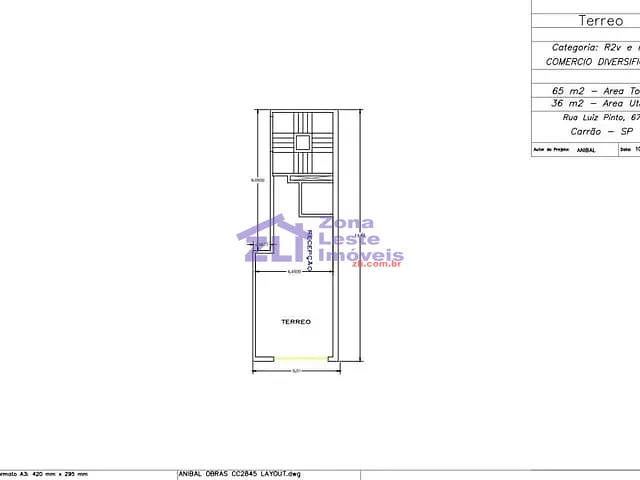 Prédio com 1147m², para alugar, no bairro Vila Carrão em São Paulo