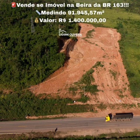Terreno com 90975m², à venda, no bairro Beira da BR 163 em Novo Progresso