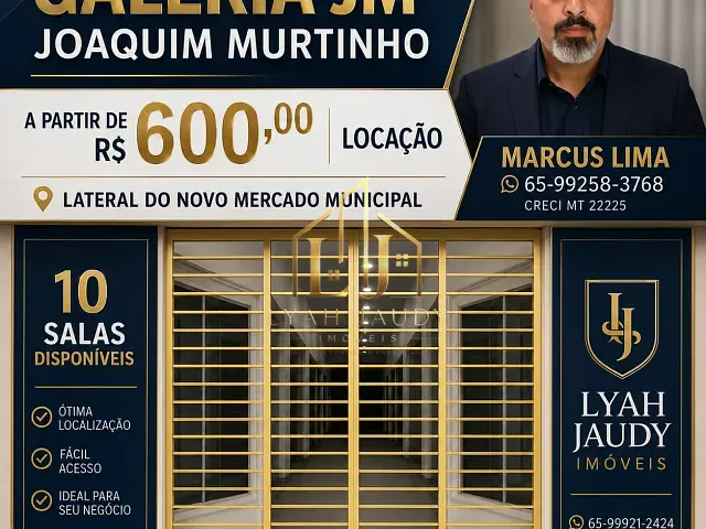 Sala com 10m², para alugar, no bairro Centro-Sul em Cuiabá