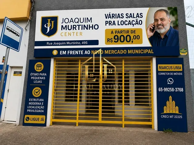 Ponto com 9m², para alugar, no bairro Centro-Sul em Cuiabá