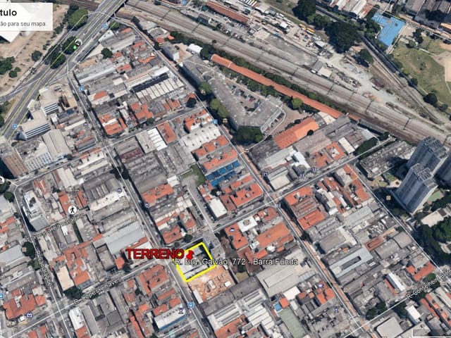 Terreno com 959m², à venda, no bairro Barra Funda em São Paulo