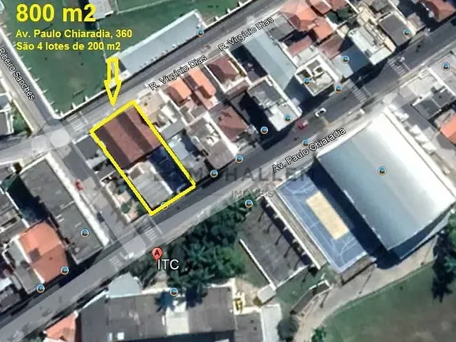 Ponto com 800m², à venda, no bairro São Vicente em Itajubá