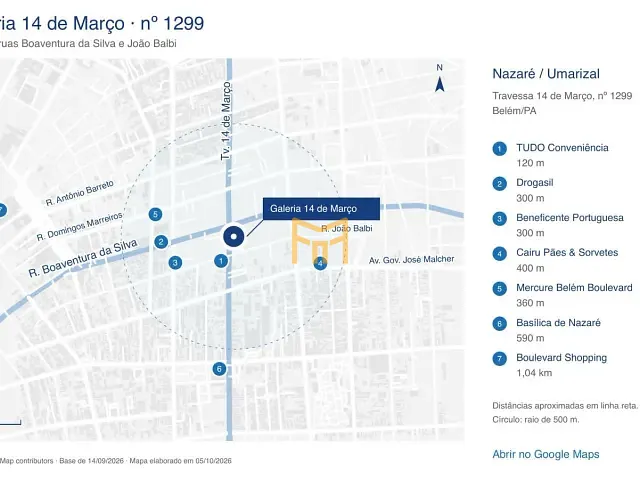 Ponto para alugar, no bairro Umarizal em Belém