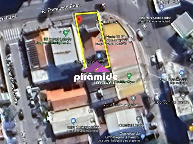 Ponto com 277m², à venda, no bairro Centro em São José dos Campos