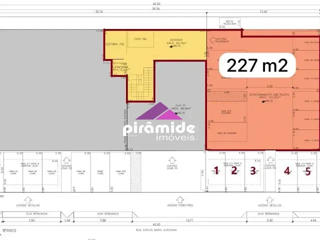 Ponto com 335m², para alugar, no bairro Jardim Aquárius em São José dos Campos