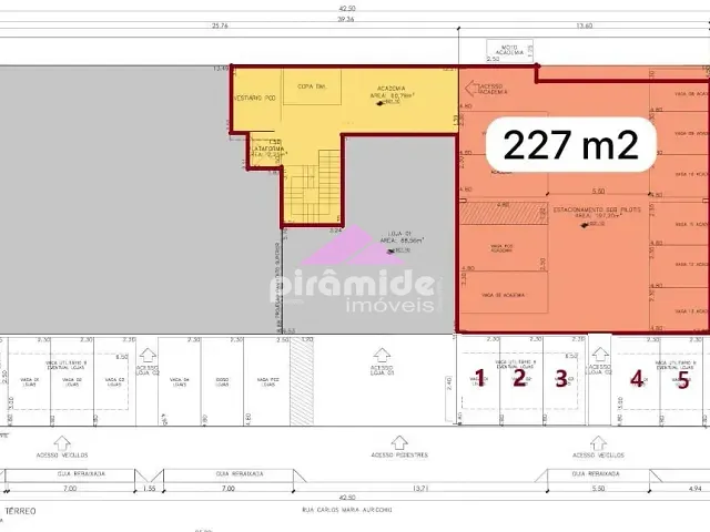 Ponto com 335m², para alugar, no bairro Jardim Aquárius em São José dos Campos