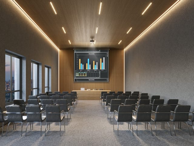 Foto do Sala - Catuaí Corporate- Salas Comerciais 52m²,60m², 93m²,105m² a 639m² privativos à venda, próx ao shopping Catuaí, Carrefour - Gleba Fazenda Palhano/Londrina, PR | Taive
