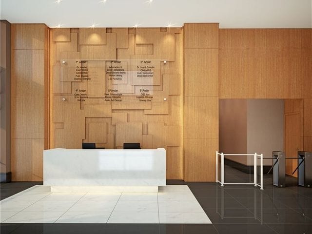 Foto do Sala - Salas comerciais com 53 a 59 m² Pé direito duplo - 500m do metrô Chácara Klabin Facilidade de acesso e ótimos serviços na região. | Lares e Andares Imóveis