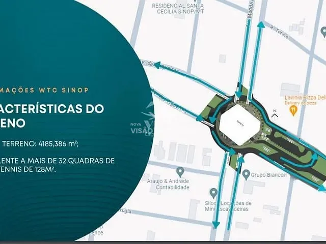 Sala com 36974m², à venda, no bairro JARDIM FLORENÇA em Sinop