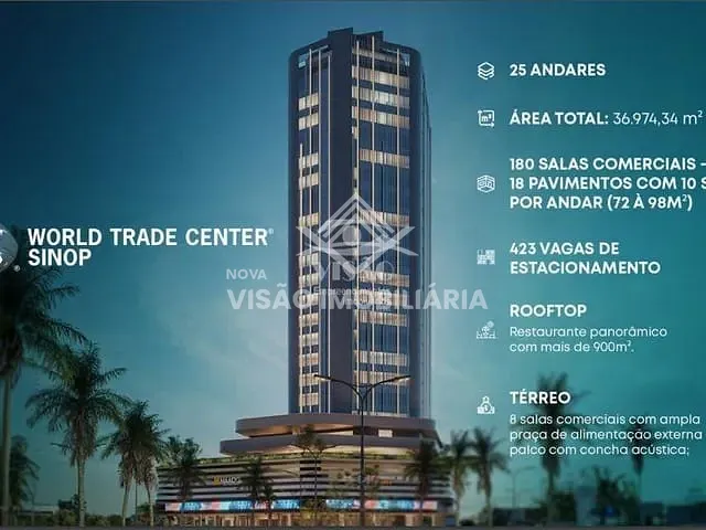 Sala com 36974m², à venda, no bairro JARDIM FLORENÇA em Sinop