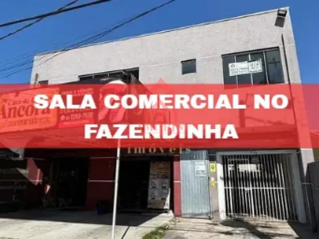 Sala com 38m², para alugar, no bairro Fazendinha em Curitiba