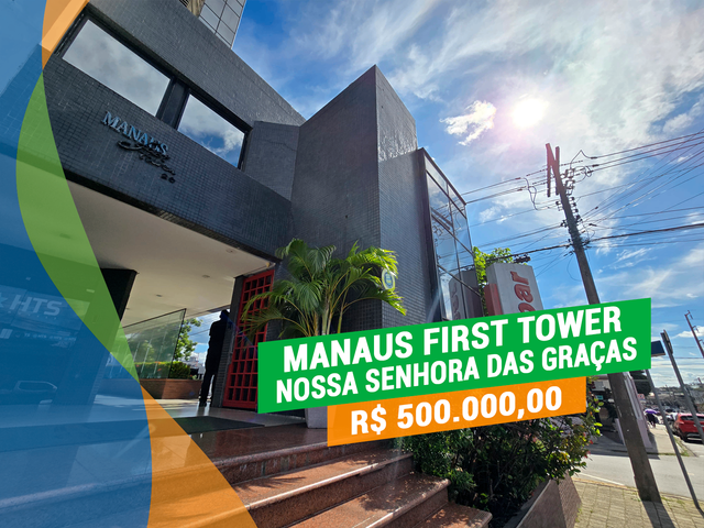 Sala à venda ou para alugar, no bairro Nossa Senhora das Graças em Manaus