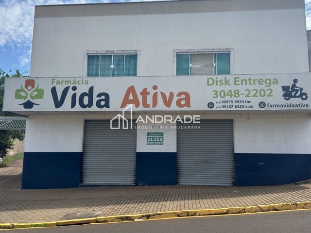 Sala com 50m², para alugar, no bairro Jardim Apucarana em Apucarana