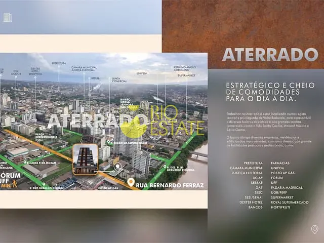 Sala com 22m², à venda, no bairro Aterrado em Volta Redonda