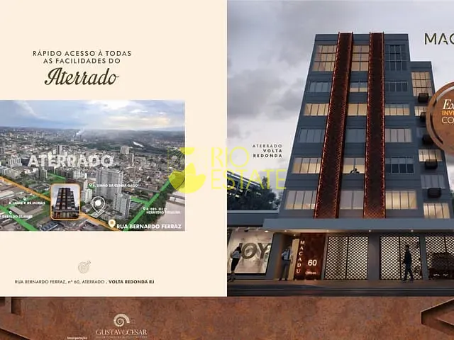 Sala com 22m², à venda, no bairro Aterrado em Volta Redonda