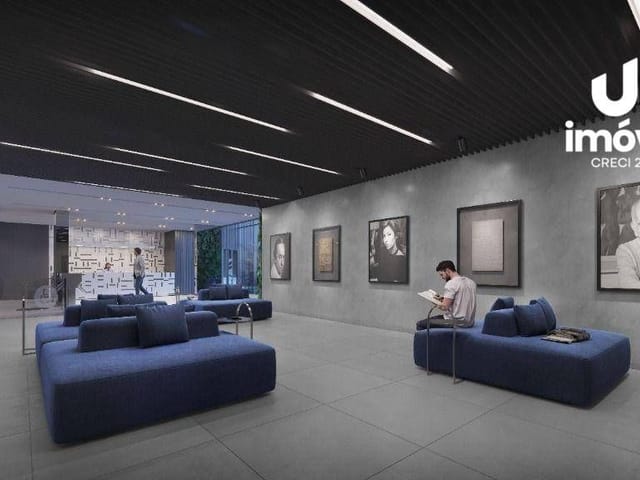 Foto do Sala - Venda: Sala no Parque Una, Pelotas. Edifício Vanguarda, Sala 1112, 1 banheiro, área útil de 32.65m², elevador, piso contrapiso. | UP Imóveis