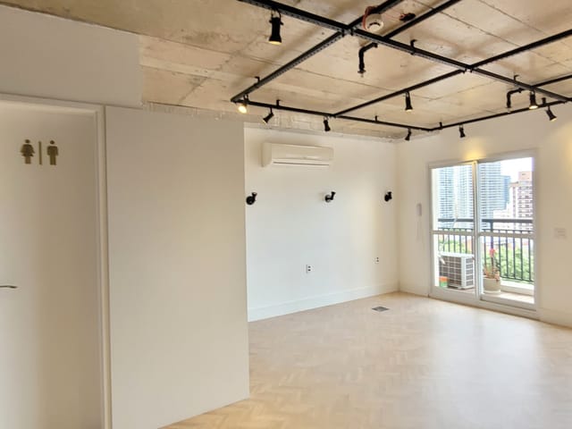 Foto do Sala - Sala comercial para venda e locação, 37m², 1 vaga, com ar condicionado na Vila Mariana em frente ao INSS | eHG Imóveis