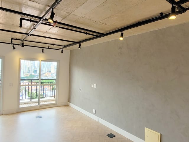 Foto do Sala - Sala comercial para venda e locação, 37m², 1 vaga, com ar condicionado na Vila Mariana em frente ao INSS | eHG Imóveis