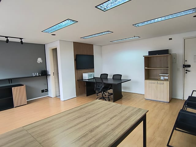 Foto do Sala - Sala comercial para locação com 38m² com 1 banheiro 1 vaga andar alto sem mobilia proximo ao metrô da Vila Mariana, São Paulo, SP | eHG Imóveis